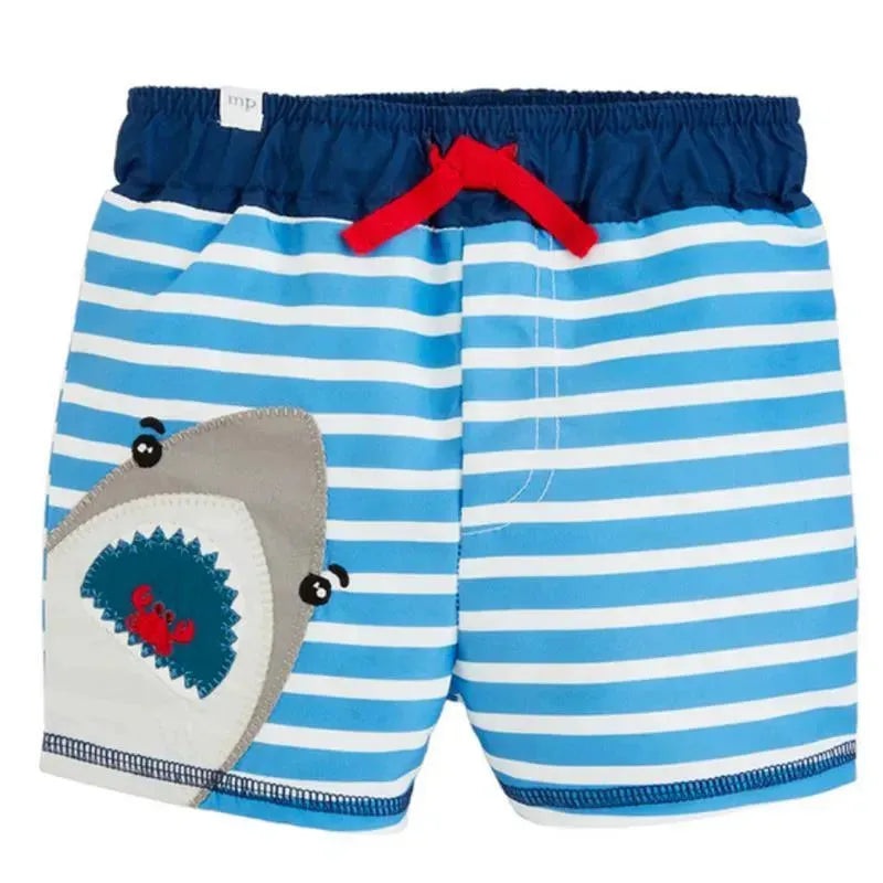 Mud Pie – Shark Applique Swim Trunks