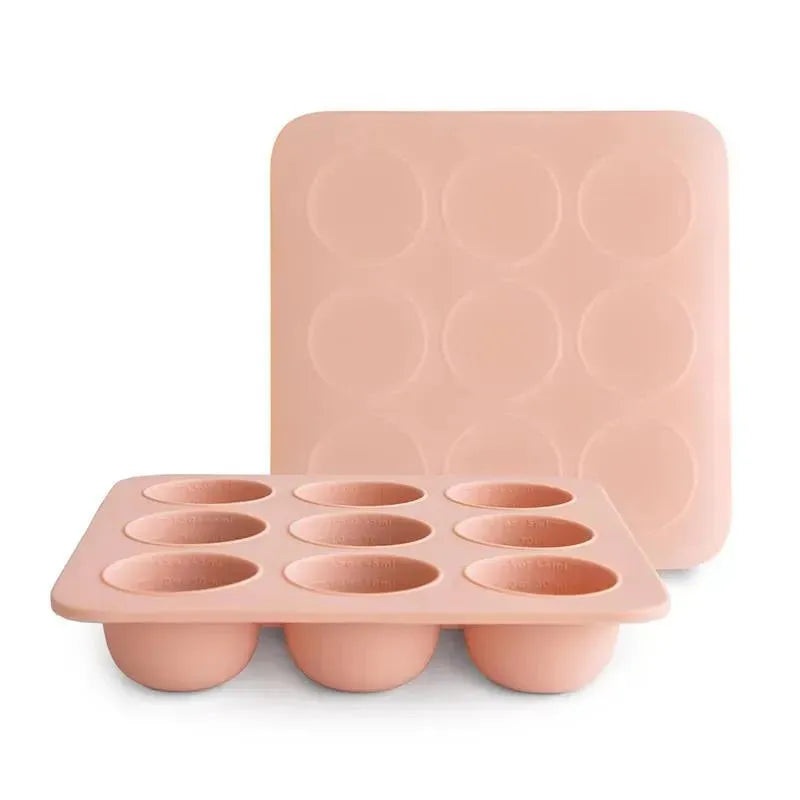 Mushie 24 – Baby Food Freezer Tray (Blush)