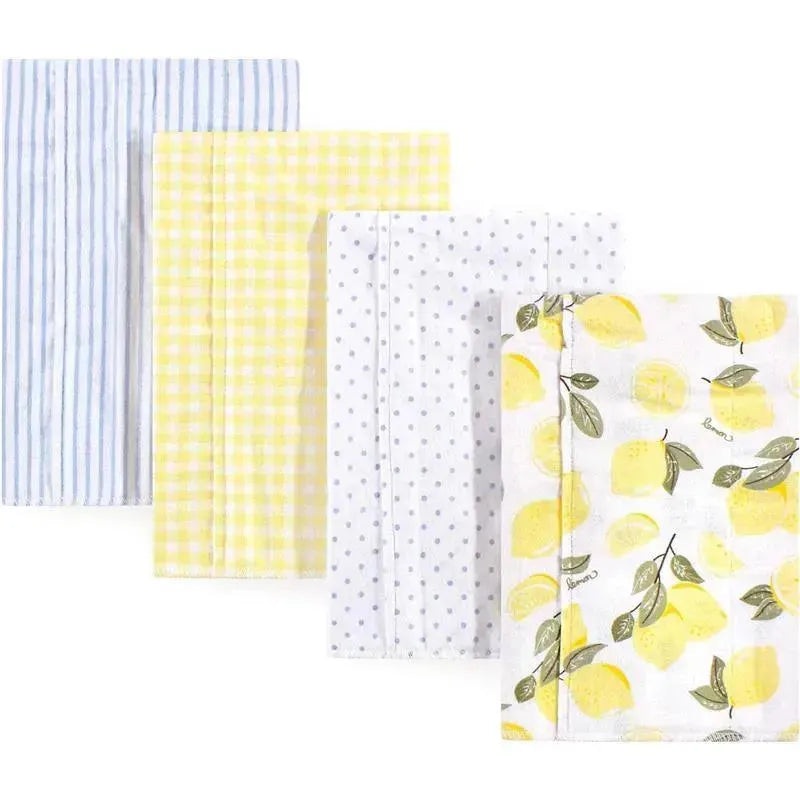 Baby Vision – Hudson Baby Unisex Baby Cotton Flannel Burp Cloths, Lemons
