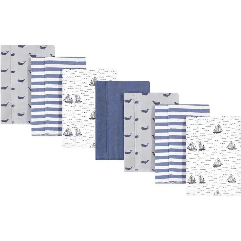 Baby Vision – Hudson Baby Unisex Baby Cotton Flannel Burp Cloths, Sailboat