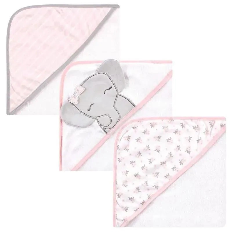 Baby Vision – Hudson Baby Unisex Baby Cotton Rich Hooded Towels, Cute Elephant