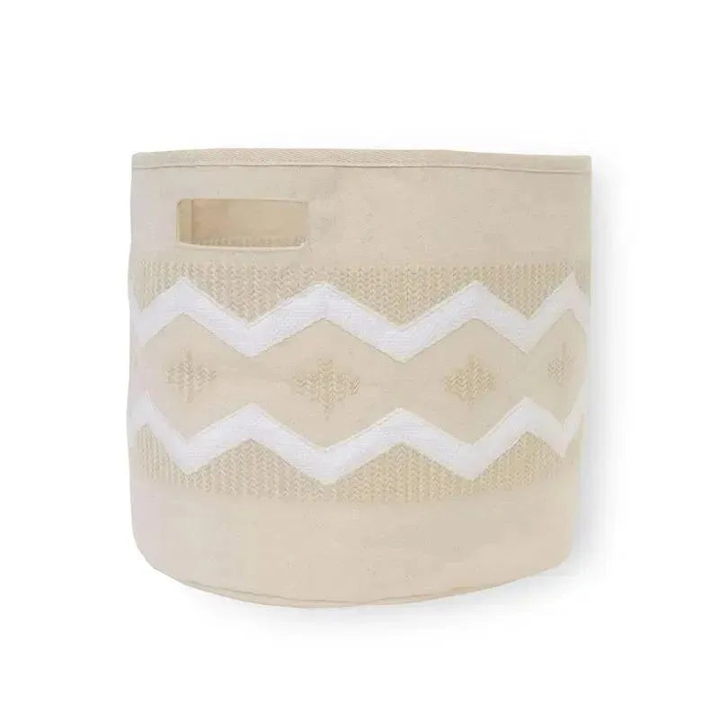 Crane – Baby Fabric Storage Bin for Nursery and Toddlers, Toy Storage for Boys and Girls, Boho