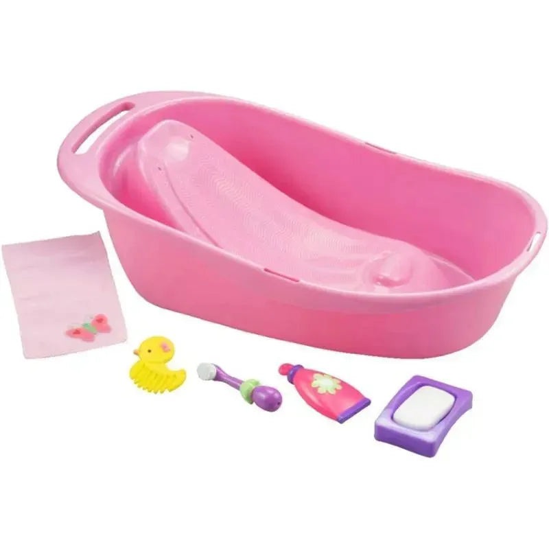 JC Toys – Baby Doll Newborn Realistic Bath, Fits Dolls up to 16, Ages 2+