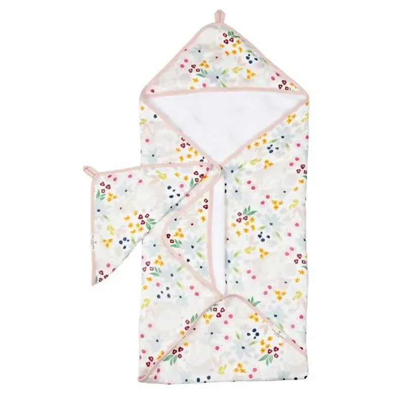 Loulou Lollipop – Hooded Towel Set, Shell Floral