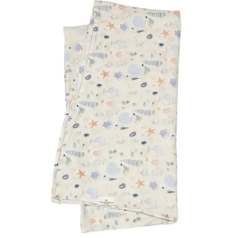 Loulou Lollipop – Muslin Swaddle, Seashells
