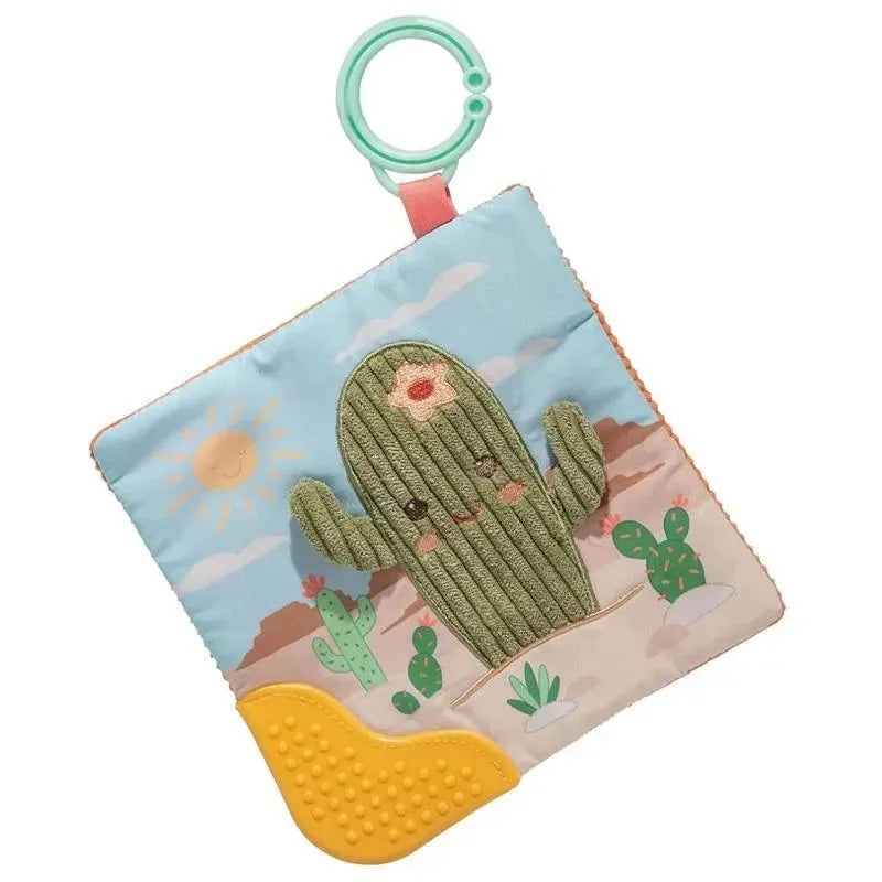 Mary Meyer – Sweet Soothie Crinkle Teether Toy with Baby Paper and Squeaker, Cactus