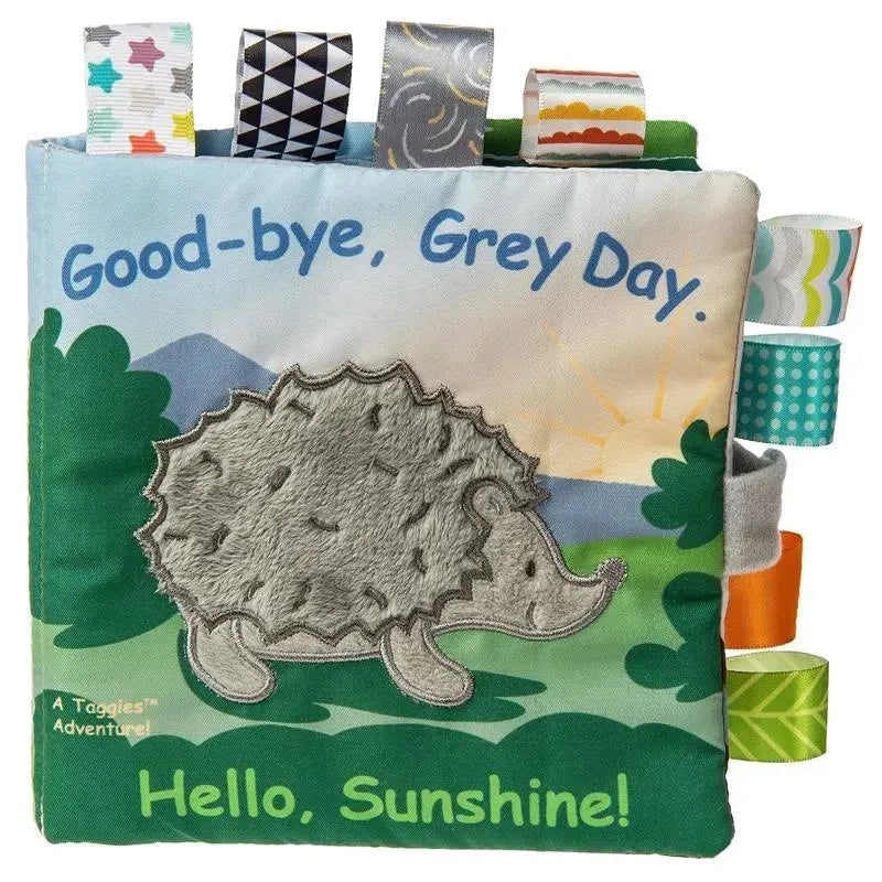 Mary Meyer – Taggies Touch & Feel Soft Cloth Book with Crinkle Paper & Squeaker, Heather Hedgehog