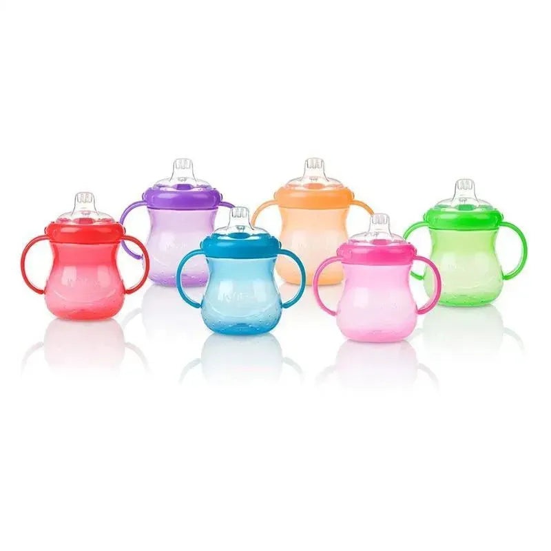 Nuby – 10Oz 2 Handle No Spill Cup, Assorted Colors