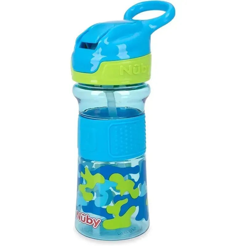Nuby – Flip-It Reflex Bottle, Aqua Camo
