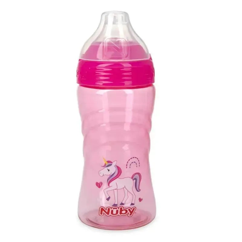 Nuby – Sip-It Sport Soft Spout Sport Bottle, Unicorn