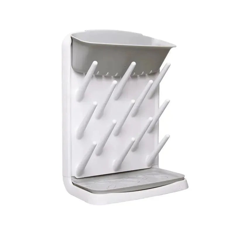 Pearhead – Ubbi Vertical Baby Bottle Drying Rack, Gray