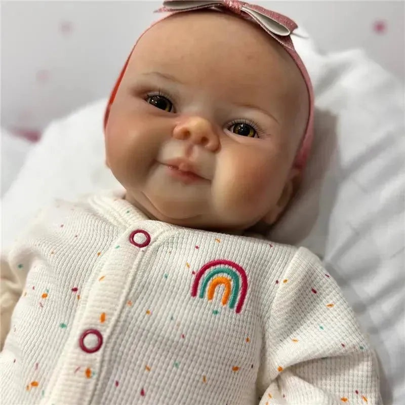 Reborn Baby Doll – White Vinyl, Poly