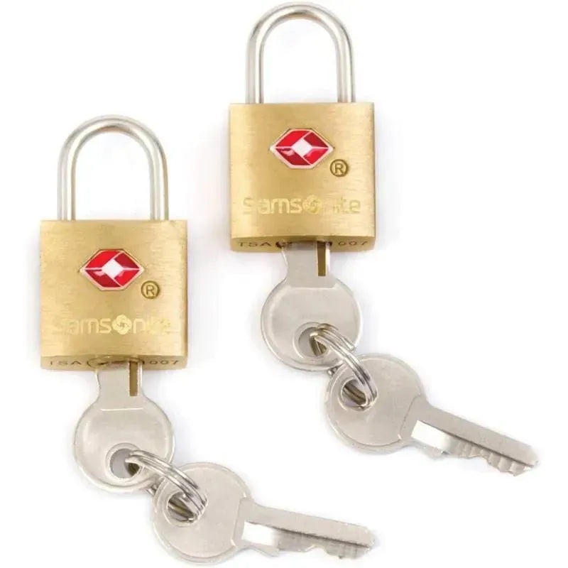 Samsonite – Travel Sentry 2-Pack Key Locks, Brass