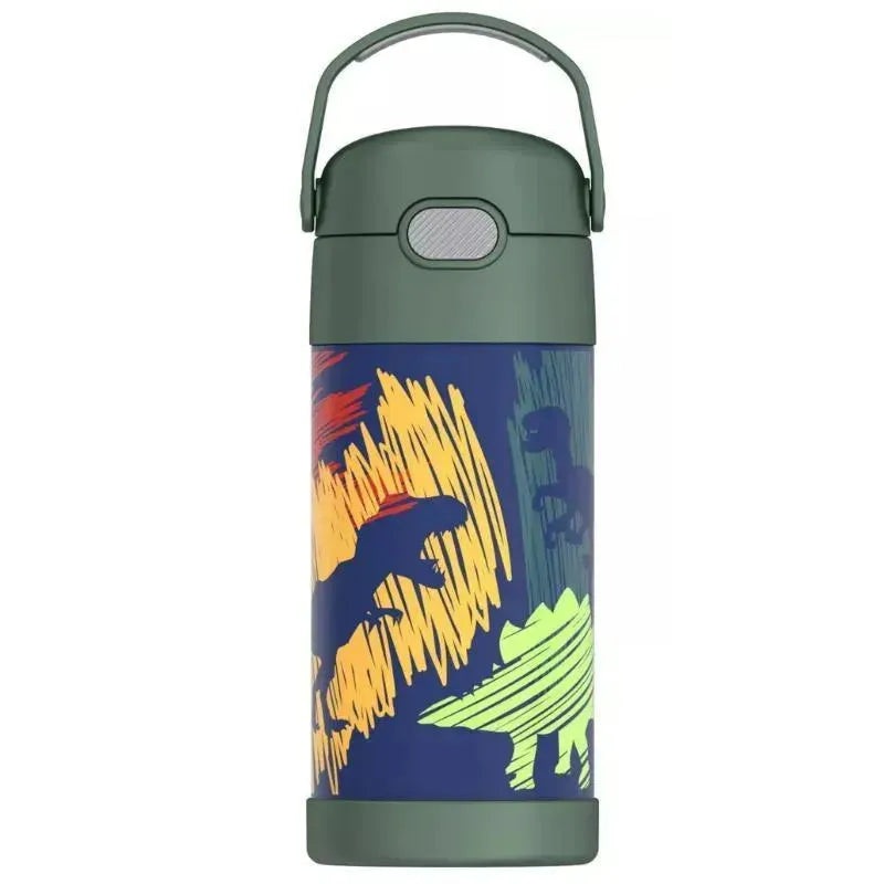 Thermos – 12 Oz. Stainless Steel Non-Licensed Funtainer Bottle, Dinosaurs