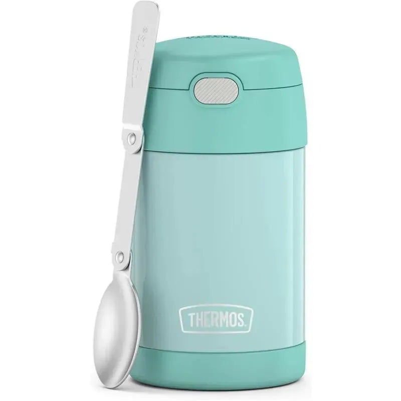 Thermos – 16 Oz. Stainless Steel Funtainer Food Jar W/ Folding Spoon, Mint