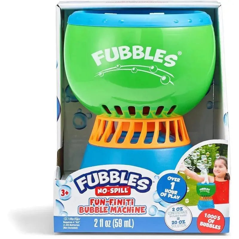 Little Kids – Fubbles No Spill Fun-Finiti Bubble Machine Active Play