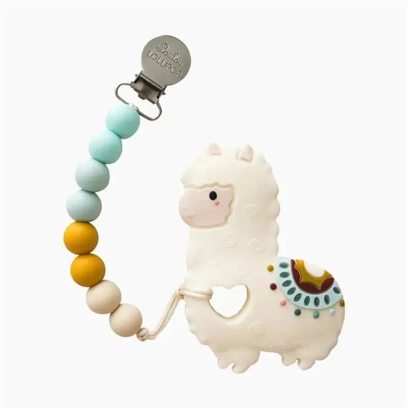 Loulou Lollipop – Silicone Teether Gem Set, Llama