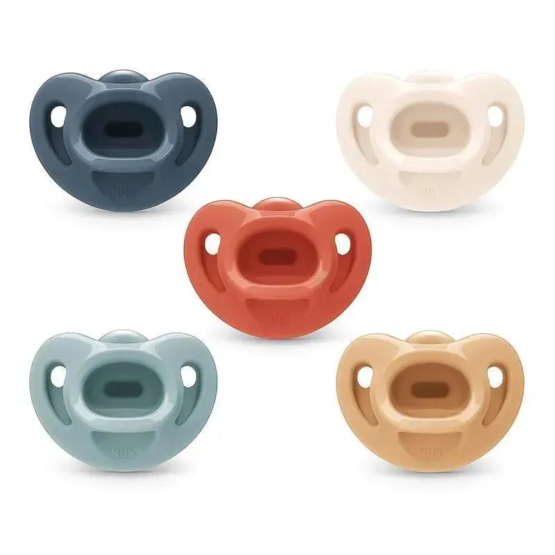 Nuk – Comfy Orthodontic Pacifiers, 0-6 Months, Timeless Collection, 5 Pack