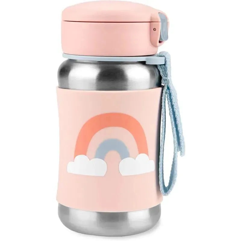 Skip Hop – Sparks Stainless Steel Straw Bottle, Rainbow