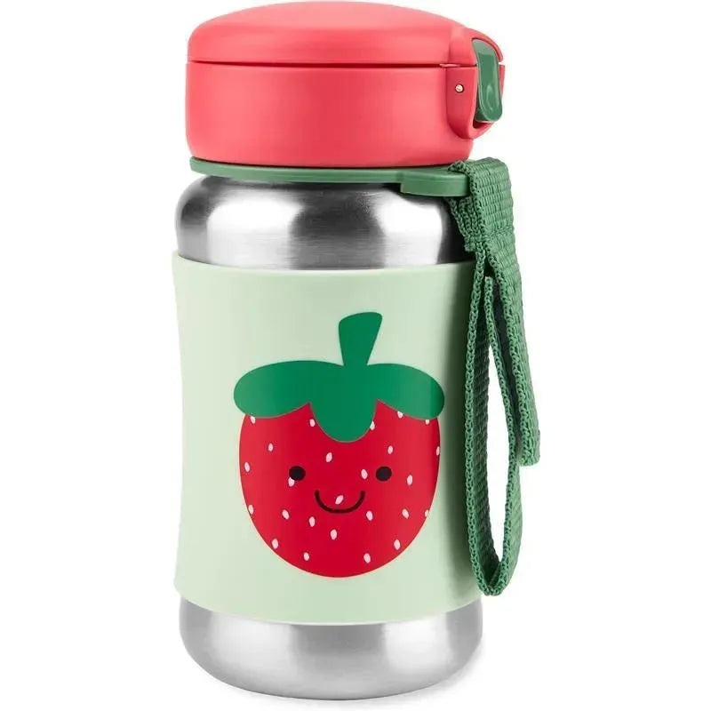 Skip Hop – Sparks Stainless Steel Straw Bottle, Strawberry