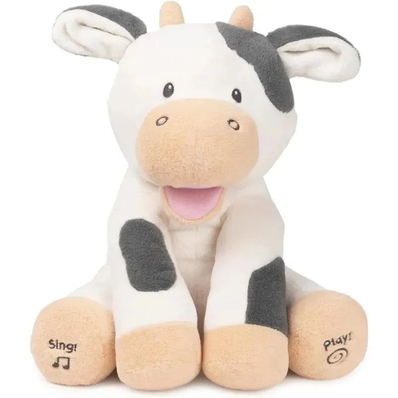 Spin Master – Baby GUND Buttermilk the Cow Animated Plush, Singing Animal, 12