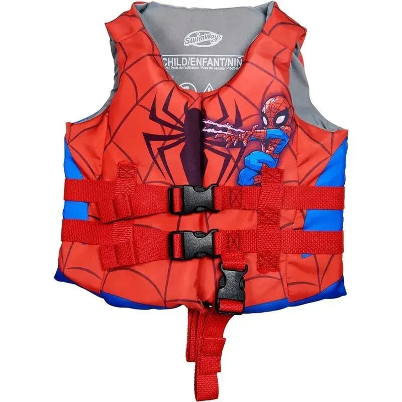 Spin Master – SwimWays Marvel Swim Trainer Life Jacket, for Kids 33-55 lbs, Spidey