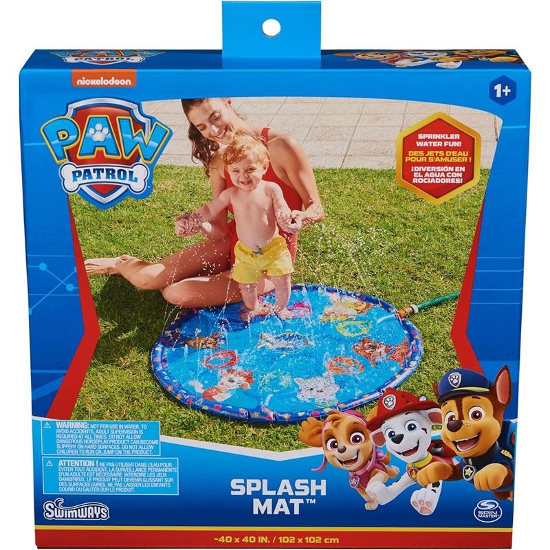 Spin Master – SwimWays Paw Patrol Splash Mat, Kids Splash Pad & Outdoor Toys for Kids Aged 1+