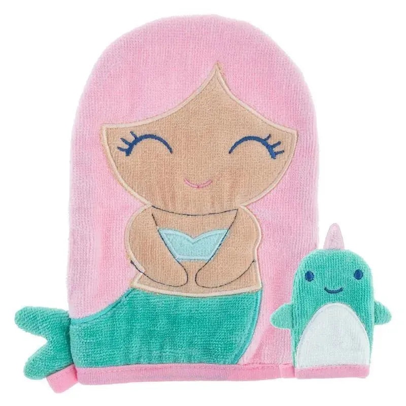 Stephen Joseph – Bath Mitt W/ Finger Puppet, Mermaid