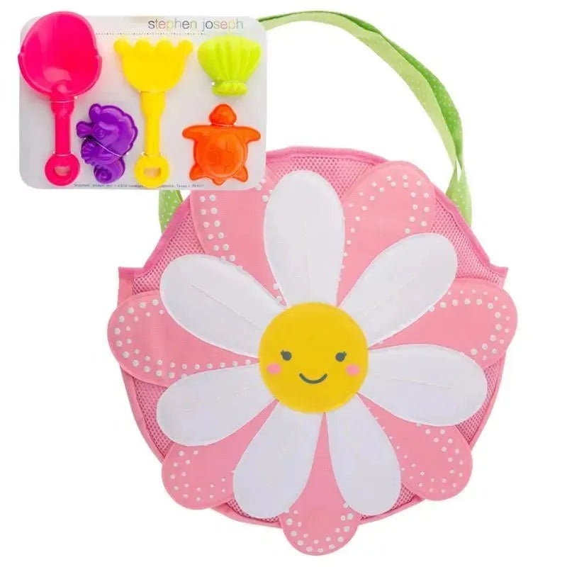 Stephen Joseph – Beach Totes & Sand Toy Play Set, Flower
