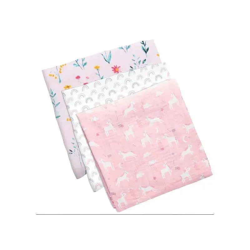 Stephen Joseph – Muslin Blanket Set 3Pk, Unicorn