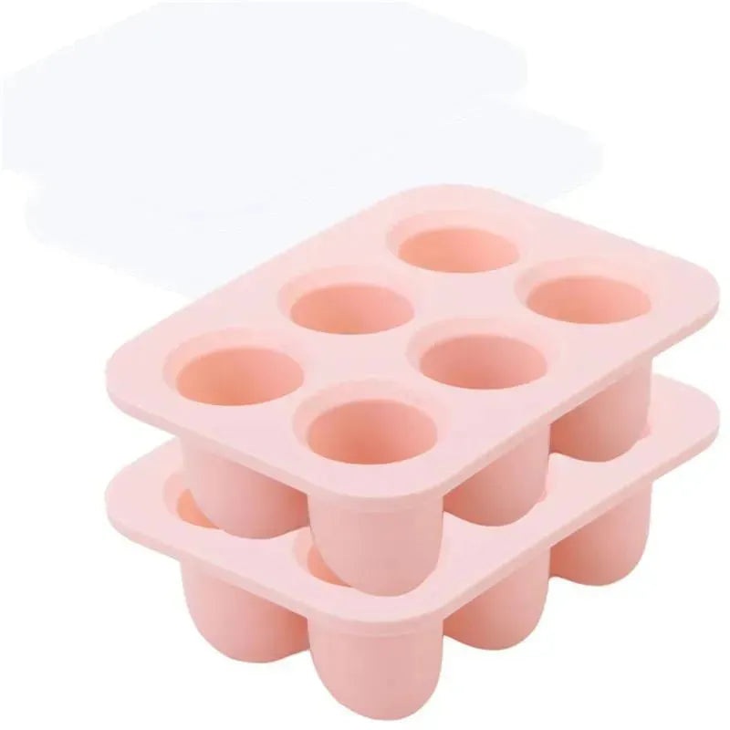 Ali+Oli – Breastmilk Freezer Trays BPA-Free Food-Grade Silicone, 2 Pack, Light Pink