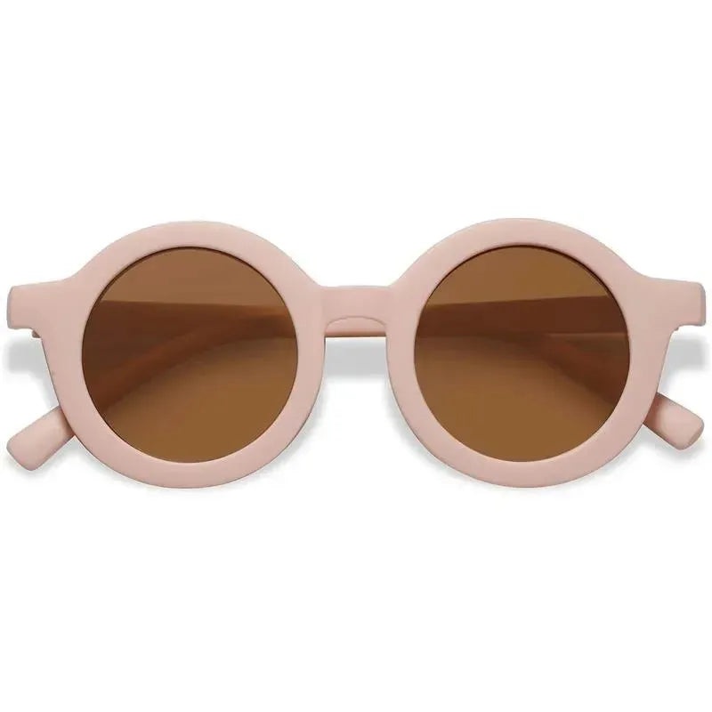 Ali+Oli – SOJOS Cute Round Polarized Sunglasses, UV400 Protection, Pink Cream