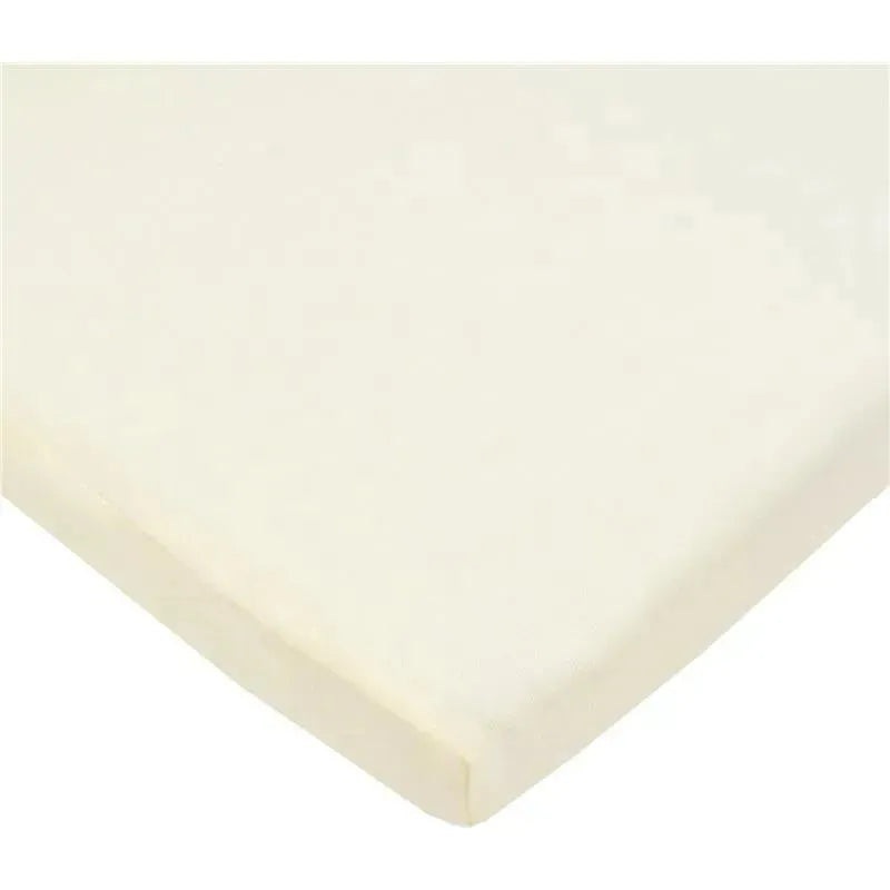 American Baby – 15 x 33 Fitted Bassinet Sheet, 100% Natural Cotton Jersey Knit, Cream