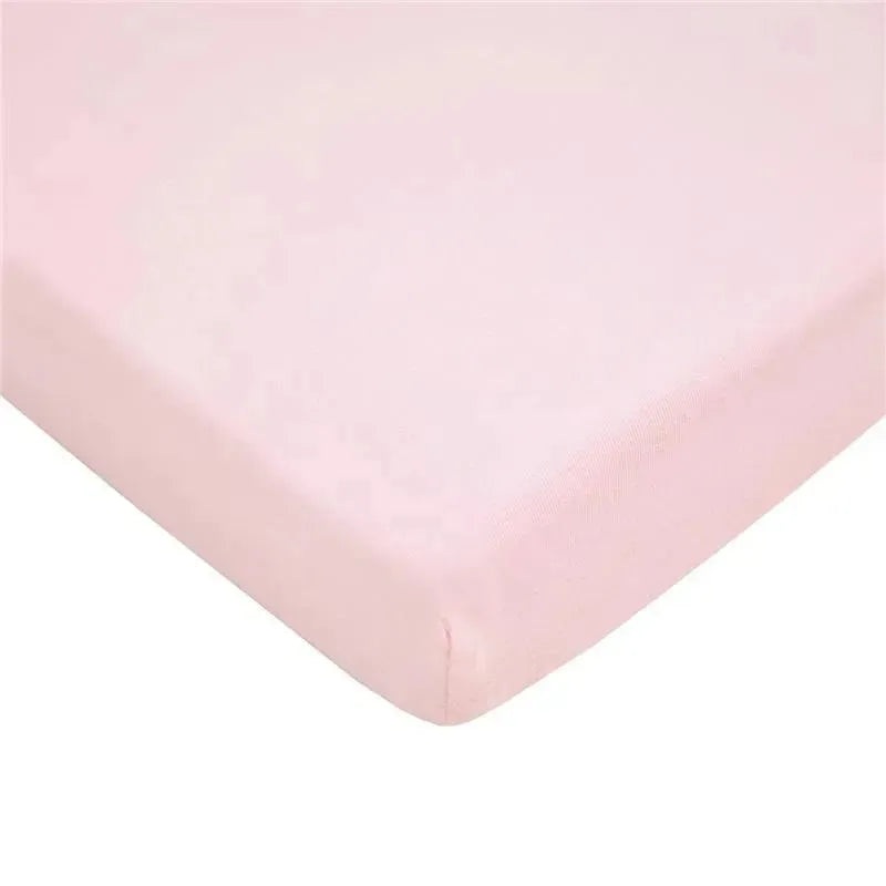 American Baby – Fitted Mini Crib Sheet 24 x 38, 100% Cotton Jersey Portable Sheet, Baby Pink