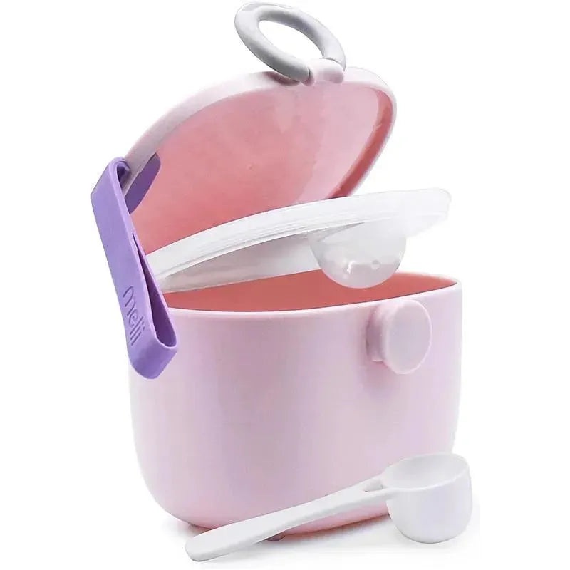 Melii – Baby Formula Storage Container with Integrated Scoop 400ml / 13.5oz Capacity, Pink