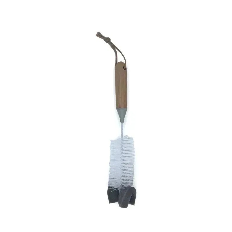 Melii – Bamboo Baby Bottle Brush with Bristles and Sponge