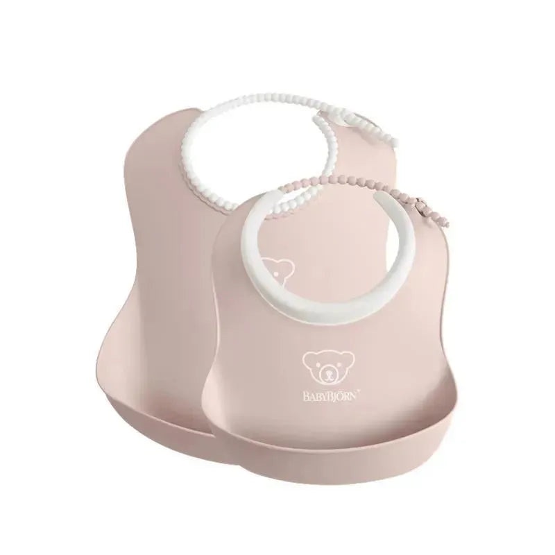 Babybjorn – Feeding Bib Set, 2-pack, Powder Pink
