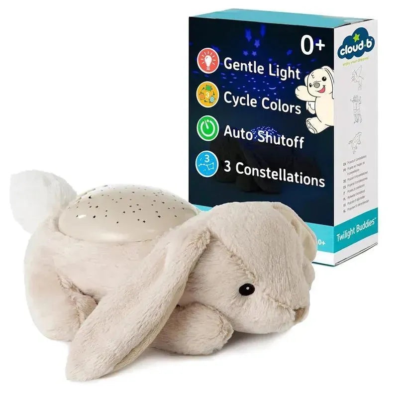 Cloud B – Calming Nightlight Star Projector, 3 Colors, 3 Constellations, Auto-Shutoff, Bunny