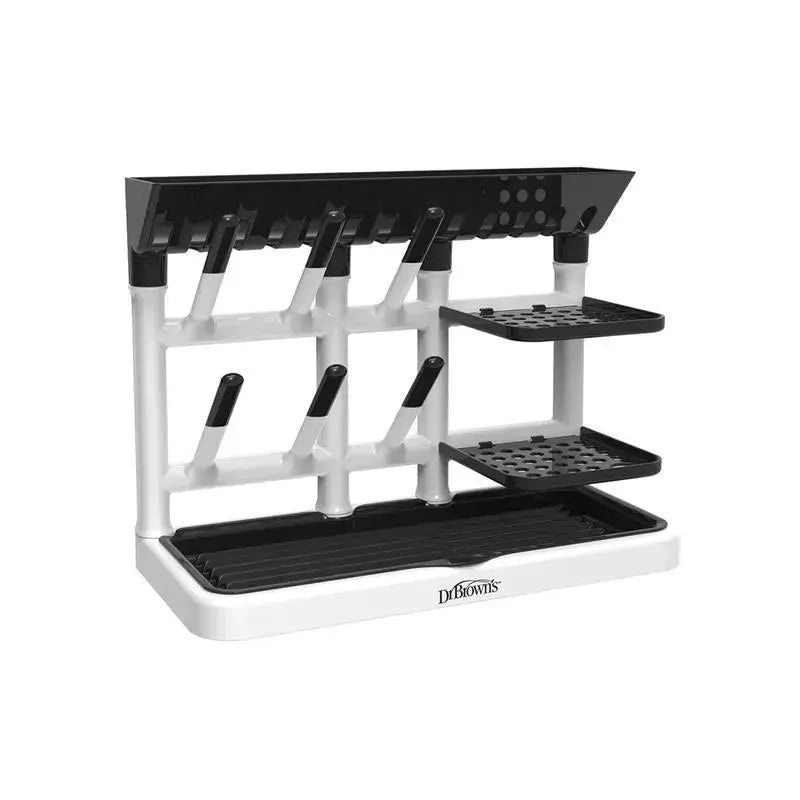Dr Brown – Drying Tower, Stand-Up Drying Rack, Countertop Baby Bottle Drying with Organized Storage