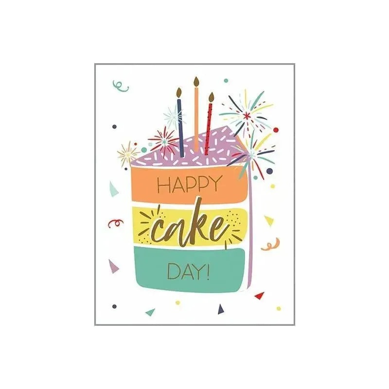 Gina B Designs – Birthday Greetings Card, Cake Day