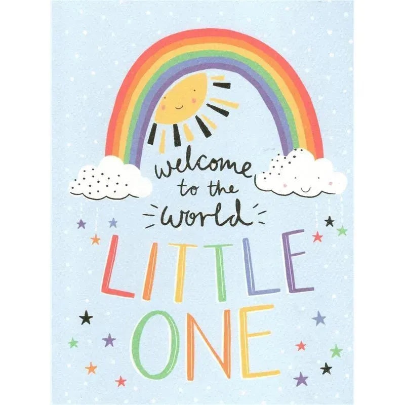 Gina B Designs – Welcome to the World Little One New Baby Greeting Card