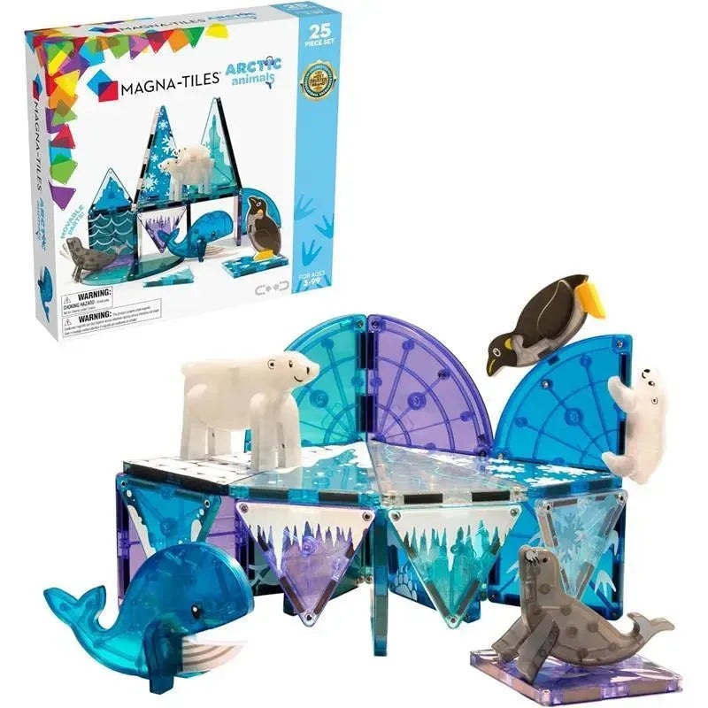 Magnatiles – Arctic Animals 25-Piece Magnetic Construction Set