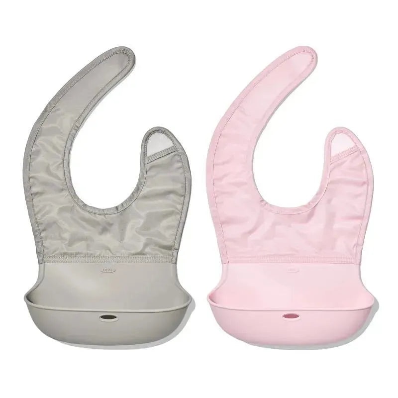Oxo – 2Pk Roll Up Bib, Blossom & Drizzle