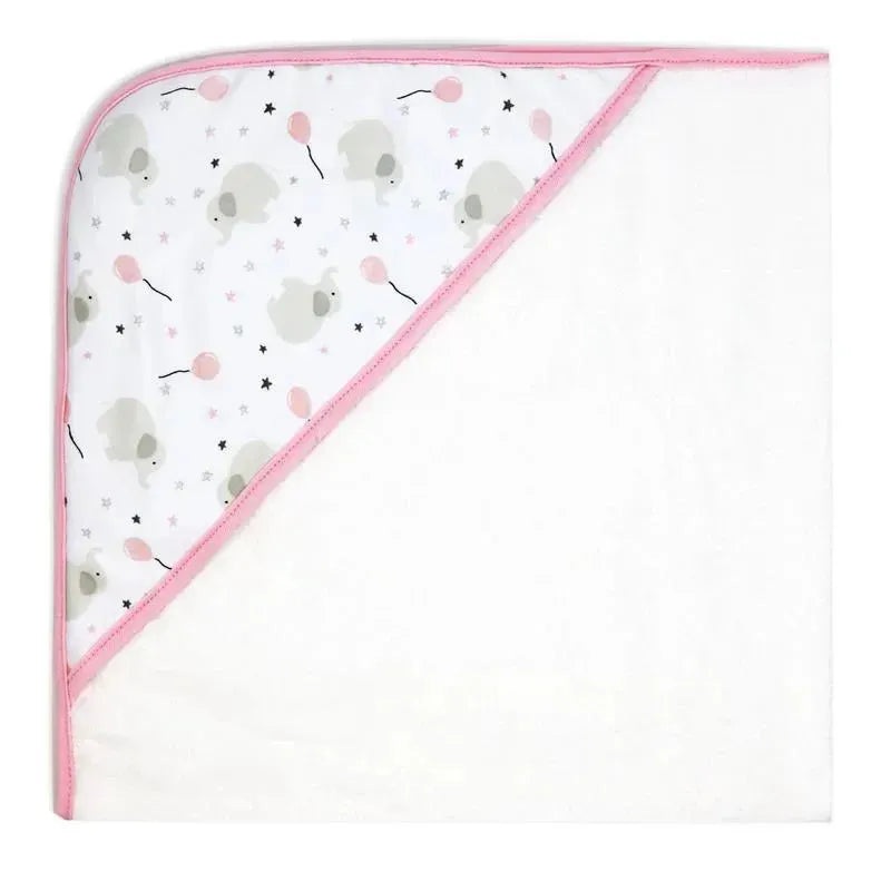 Rose Textiles – Elephant Hooded Towel, Pink
