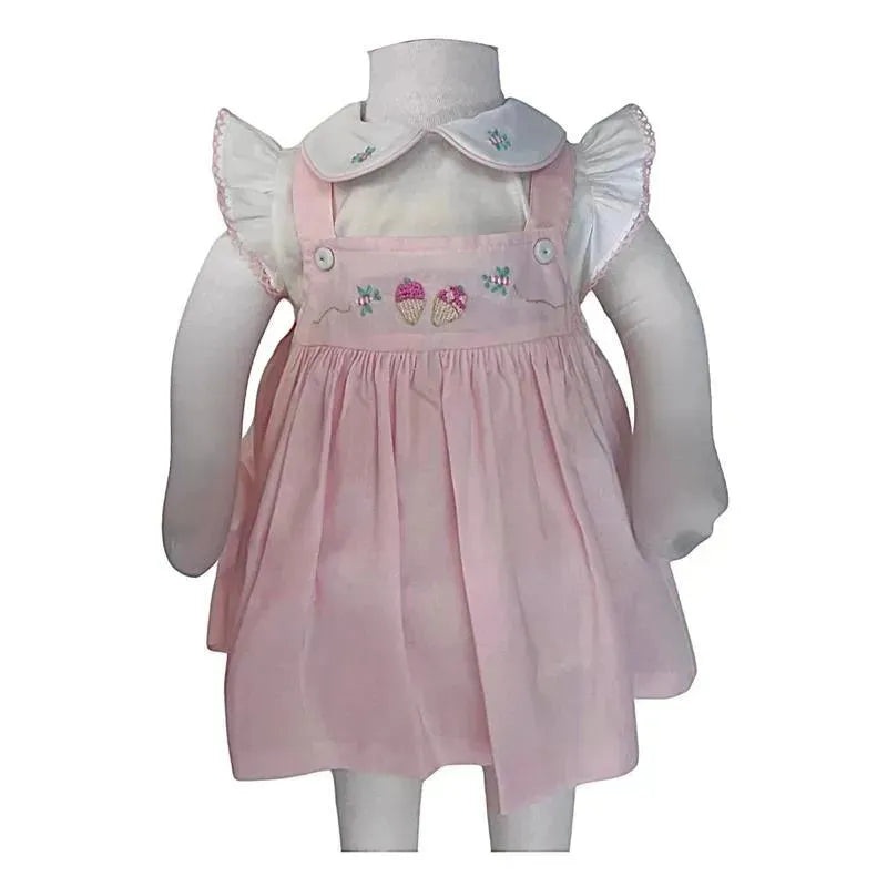 Will’ Beth – Baby Girl Ice Cream Pink Dress, 2 Pcs