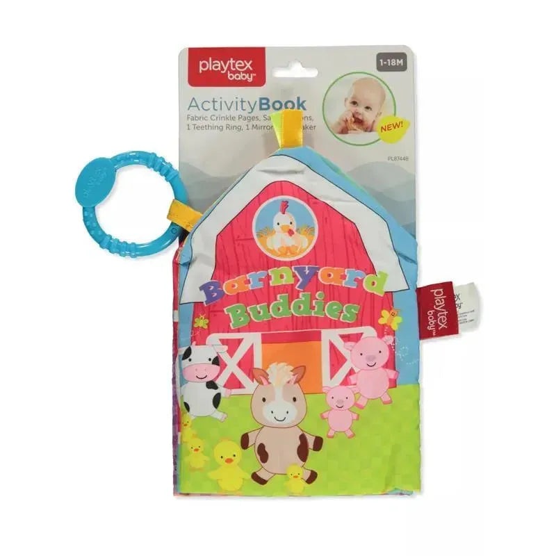 Baby King – Playtex Baby Teething Book, Large, Farm