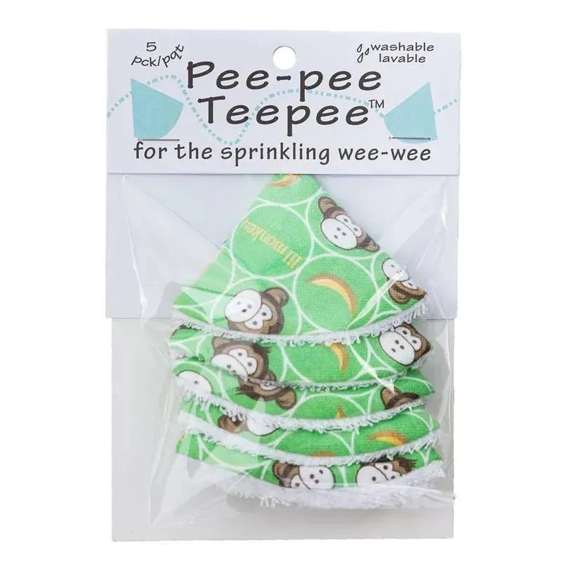 Beba Bean – Pee-Pee Teepee Cellophane Bag, Lil Monkey, Green