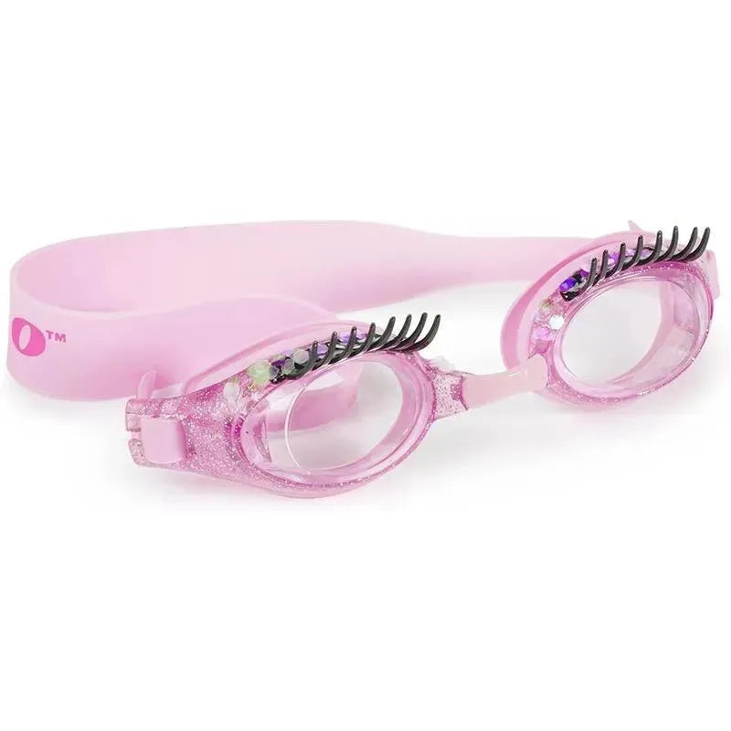Bling 2O – Girls’ Glam Splash Lash Swimming Goggles with UV Protection, Ages 3+, Pink