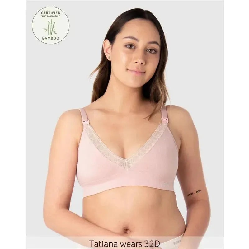Hotmilk – Seasonal Colour Caress Seamfree Bamboo Multifit Bra, Lotus Pink