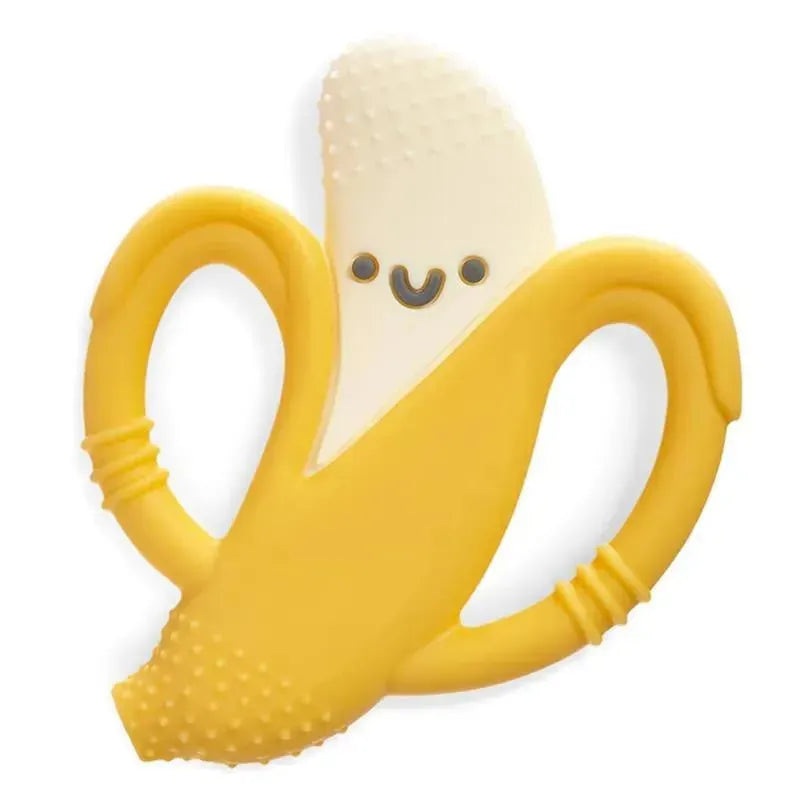 Itzy Ritzy – Silicone Teether with Easy-Grab Handles, Banana